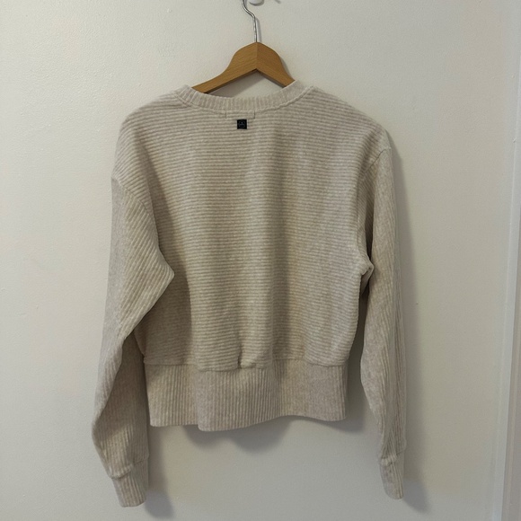 prAna Women's Escambia Pullover in Au Lait Heather | Size Small - Picture 6 of 13